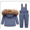 Children's Down Jacket Suit 1-6 Years Old Thickened Ski Suit Two-piece Suit