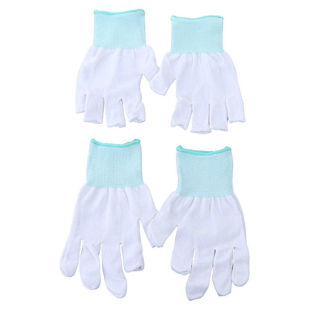 Show Three Fingers Men Nylon Gloves Show Two Fingers  Gloves Anti-skid Mittens