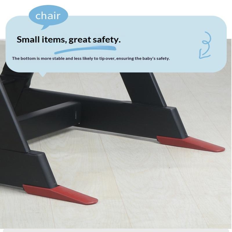 2Pcs Insert Dining Chair Accessories Safety Extension Piece Anti Tipping Strip Baby Chair Anti-Skid Leg Pad Feet