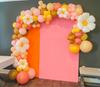 Daisy-Themed Pink & White Balloon Set for Weddings & Birthdays