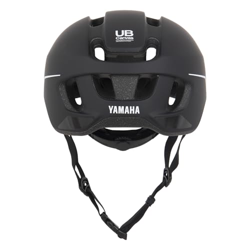 Genuine Yamaha Motor (Yamaha) Canvas Urban Bicycle Helmet, Matte Black, with Yamaha Logo, M/L Sizes, Q7C-OGH-Y00-00F