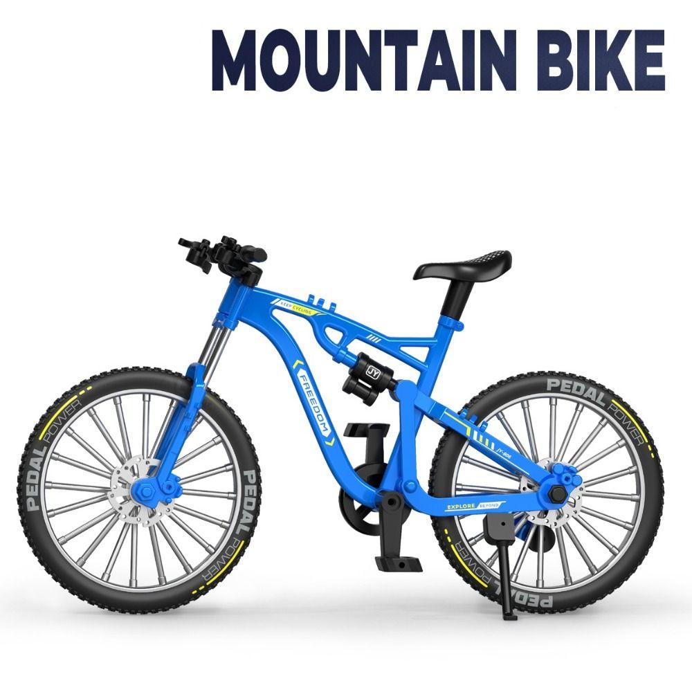 Simulation Mini Bicycle Model 1:8 Scale Road BMX Bike Model Mountain Bike Toy  For Children