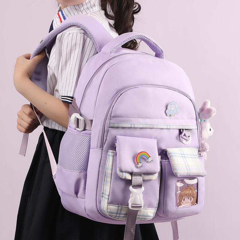 Schoolbags  Children  Elementary School Students Cute Plaid Girls  Junior High School Students  Backpacks