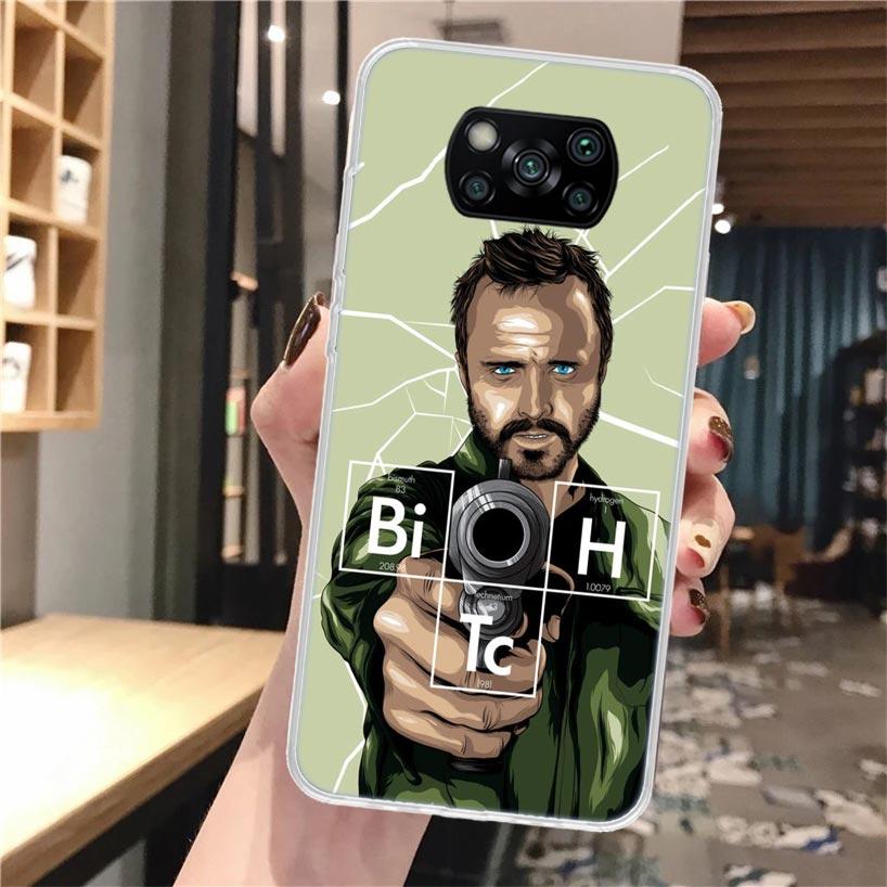 Breaking Bad TV Soft Phone Case For Xiaomi Poco X3 Pro X7 X6 X5 X4 NFC F6 F5 M5S M4 M3 F4 Gt F3 F2 F1 M2 Fundas Cover Poco X3 Pr
