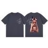 T-shirt da concerto per il tour mondiale 2026 della cantante Shakira da donna T-shirt alla moda semplice a maniche corte T-shirt in cotone