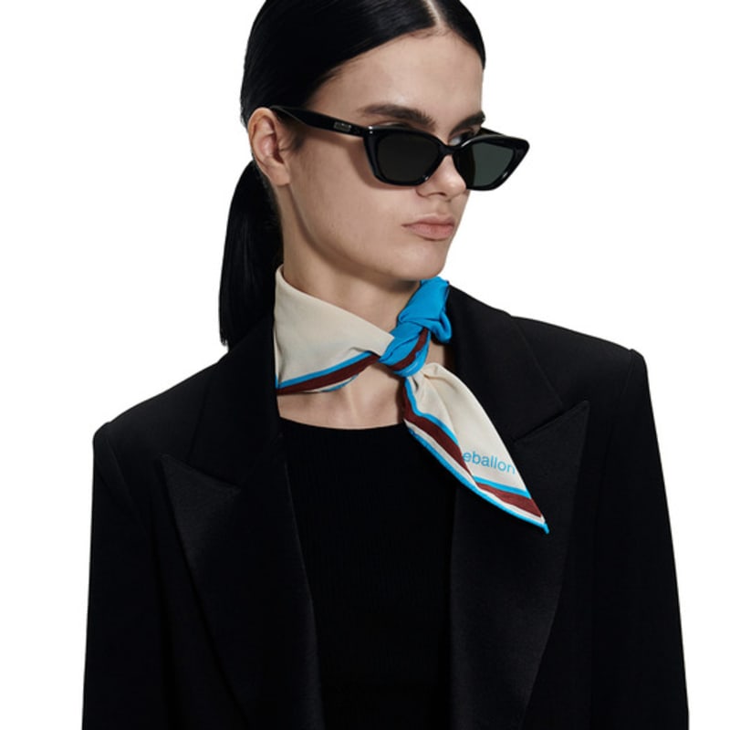 

Theballon BALLON BLUE SCARF - BLUE FREE