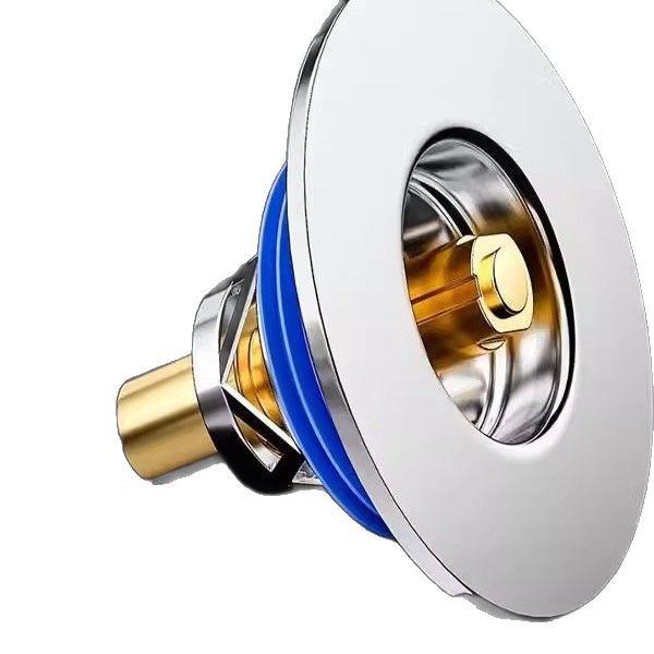 Universal Odor-Proof Bathroom Floor Drain Cover with Anti-Backflow Seal and Foot-Operated Design