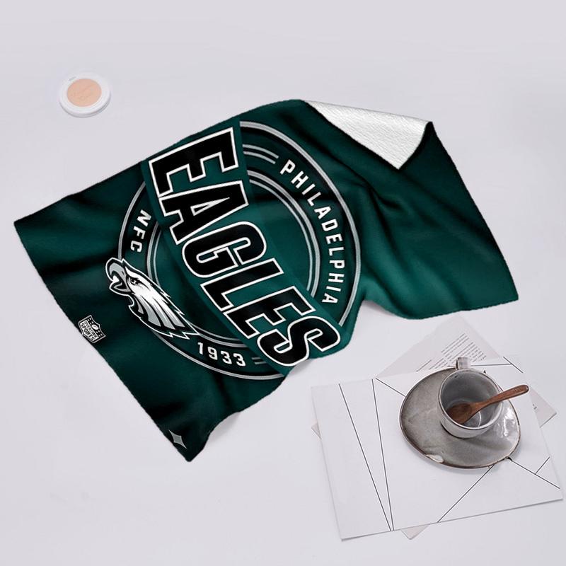 proof beach towel with Philadelphia Eagles LOGO pattern - soft,absorbent,quick-drying,machine washable - perfect for swimming,camping,bathing