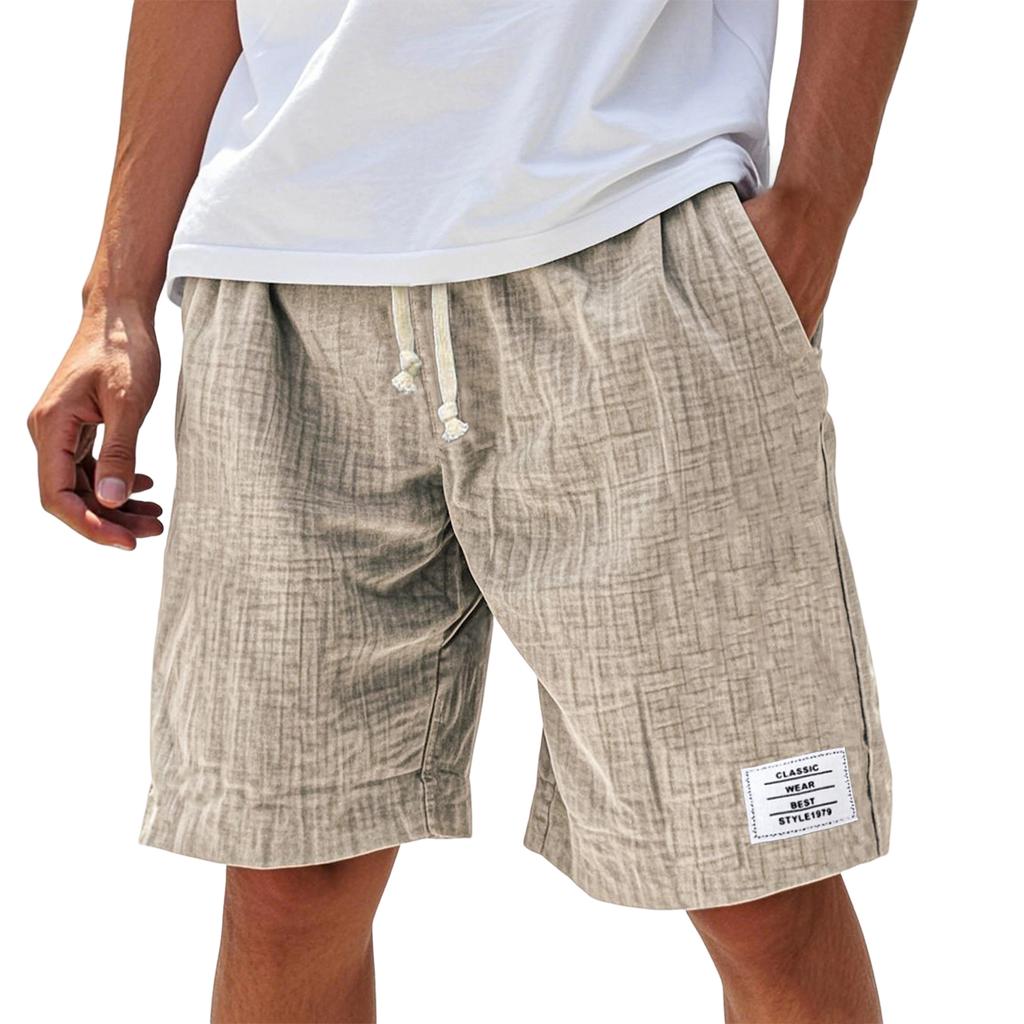Men's Summer Casual Shorts Men's Fashion Sports Textured Shorts