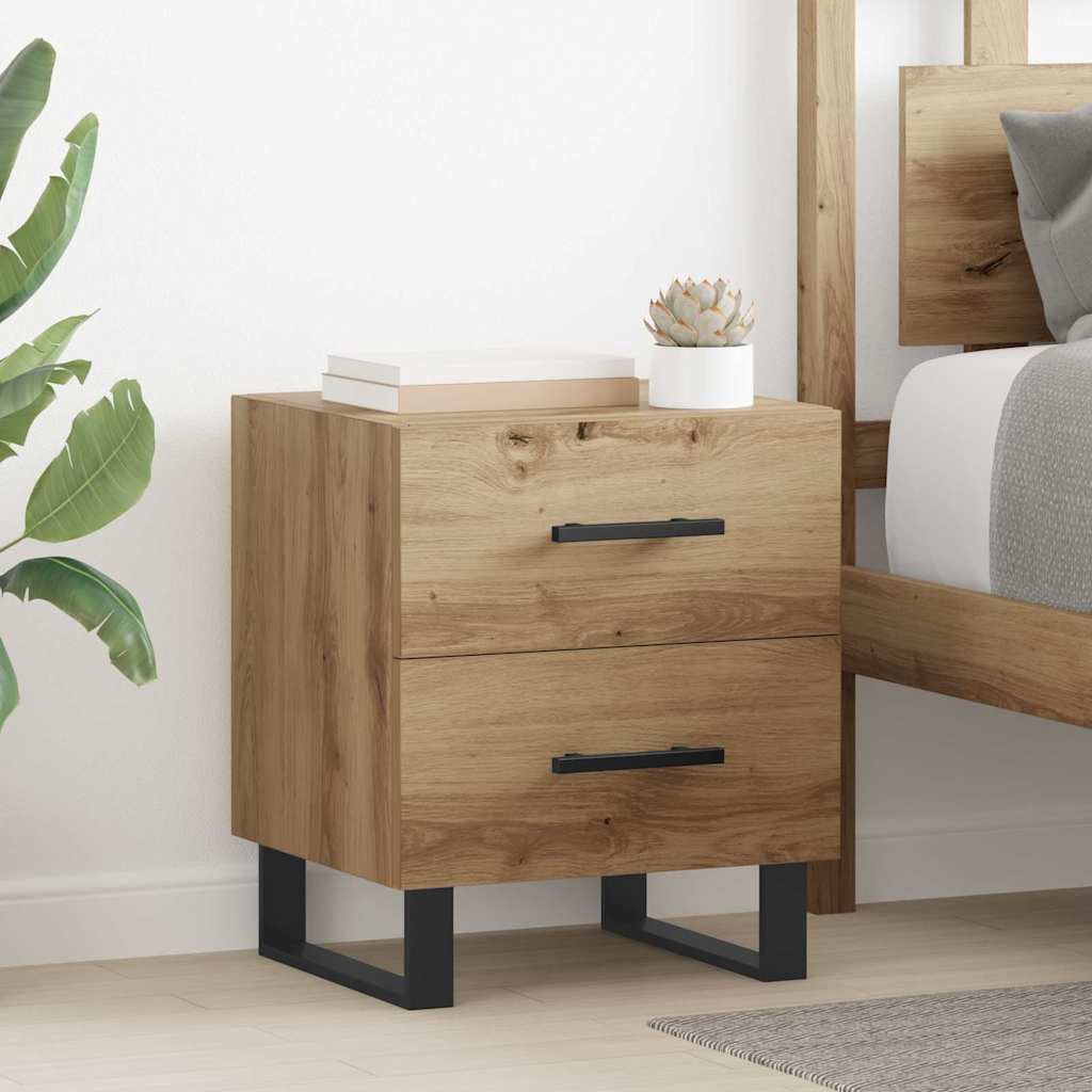 Nightstand Artisan Oak 40 x 35 x 47.5 cm Engineered Wood