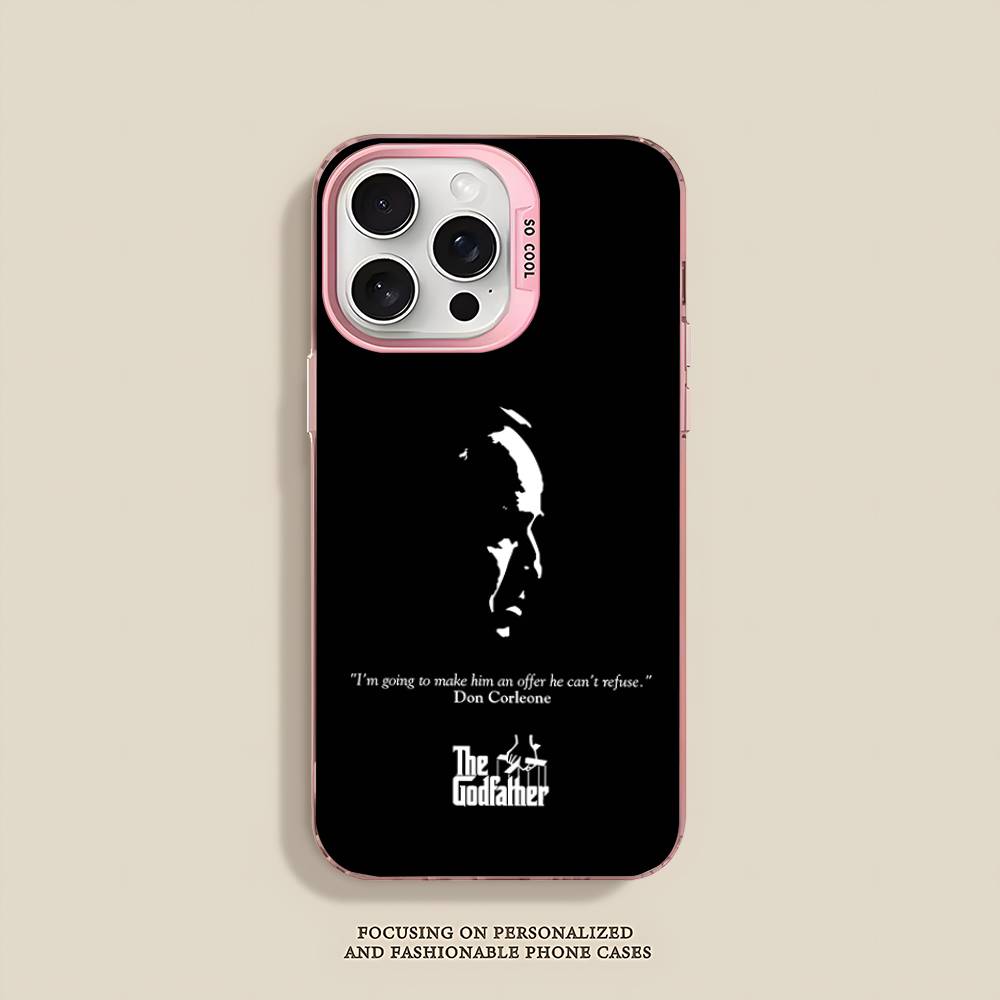 Cool The Godfather Movie Phone Case for iPhone 17 16 15 14 13 Pro 12 11 Pro Max PLUS Color Back Cover iPhone 14 plus