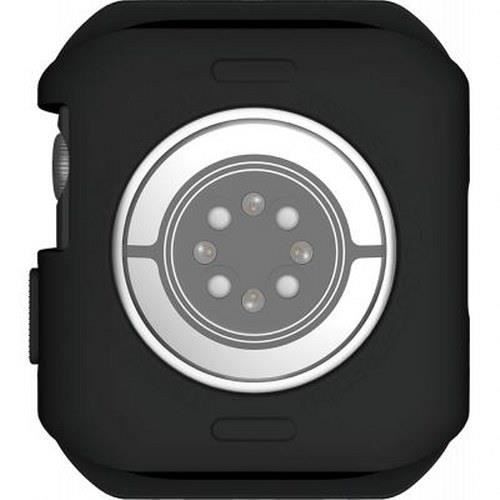 Coque pour apple watch - it skins - hybrid renforcée solid r - 100% plastique recyclé - noir - 38-40mm