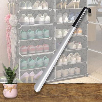 42CM Stal nierdzewna Łyżka do butów Ergonomiczna długa rączka Kobiety w ciąży Mężczyźni Dzieci Seniorzy Buty Casual Sport Podnośnik do butów Pomocnik Długi kij do ubierania