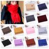 Wool Scarves Winter Neck Scarves Soft Pure Color Shawl Classic Scarf  Students