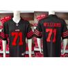 Mens NFL San Francisco 49ers Embroidered Football Jersey Short Sleeve Sport T-Shirt Fans Casual Wear