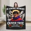 Oliver Tree Blanket Comfortable  Throw Blanket Winter Kids Adults Living Room Camping Bedspread