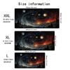 Cosmic Landscape Mouse Pad Computer Accessories Office Game Table Mats Rubber AntiSlip Gaming Keyboard Mousepad Desk Pads 40x90