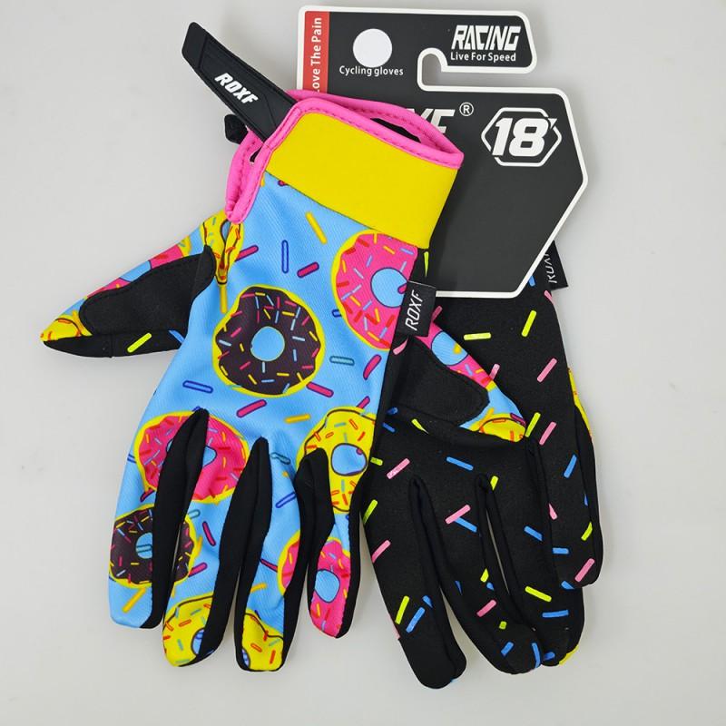 Long Finger Motorcycle Gloves Off-Road Cycling Beach Riding Commuting Sports Thin Anti-Slip Unisex Adult Size S-XXL