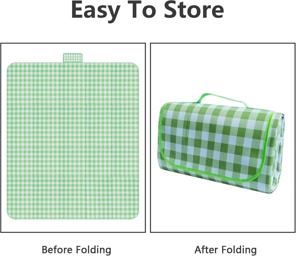 Waterproof Picnic Mat Lightweight Outdoor Picnic Blanket Portable Mat Waterproof Camping Pad for Travel Camping Hiking Beach