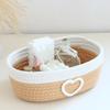Cotton Rope Stationery Storage Box Handmade Toys Storage Basket  Cosmetics Storage