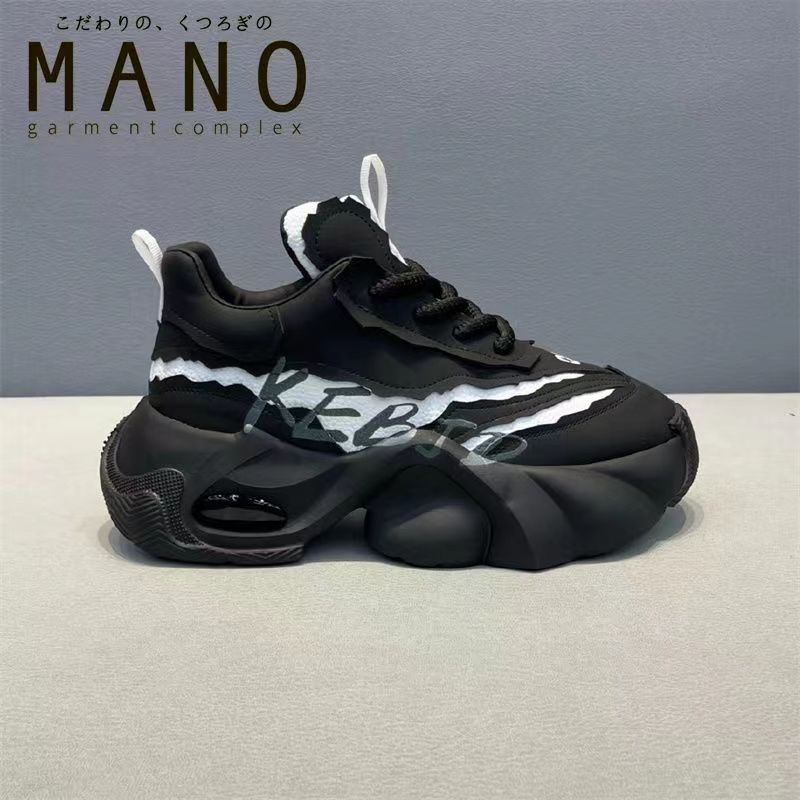 New Thick Bottom Increased Ultra-Light Non-Slip Wear-Resistant Comfortable Bread Casual Sneakers Men