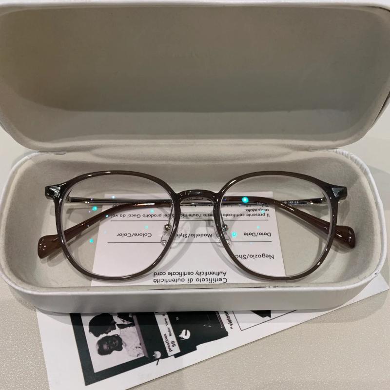 Transparent Finished Myopia Glasses Large Square Frame Blue Light Blocking Eyeglasses Luxury Nearsighted Eyewear For Women Men