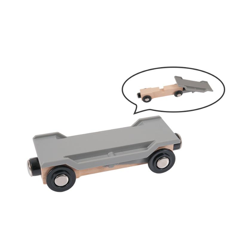 New Wooden Multifunctional Magnetic Car Scenery Car Toy For Kids Compatible with Thomas Wooden Train Track