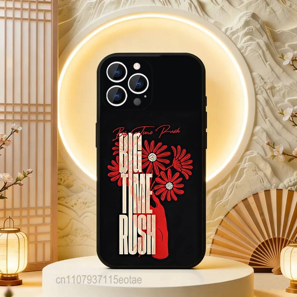 Music BAND Big Time R-Rush Phone Case For iPhone 17,16,15,14,13,12,11,Pro,Max,Plus,E,Air,Mini Protective Black Cover