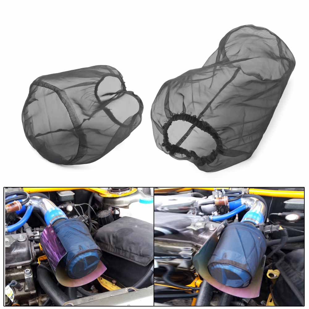 Copertura Protettiva Filtro Aria Universale Nera Impermeabile Resistente all'Olio Copertura Filtro Aria Nera