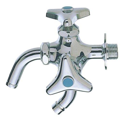 SANEI JF123A-13 Two-Port Horizontal Faucet for Washing Machine