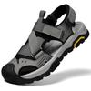 Fashion Non-Slip Sunnmer Fashion Flats Men's Breathable Sandals Lightweight Outdoor Sport Sandals Anti-collision Toe Male Beach Shoes