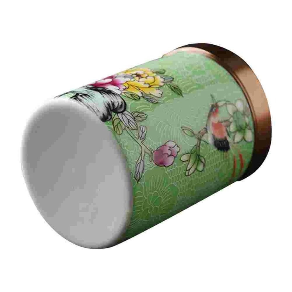 Sealed Mini Tea Canister Vintage Versatile Storage Can exquisite Tea Storage Container  Kitchen