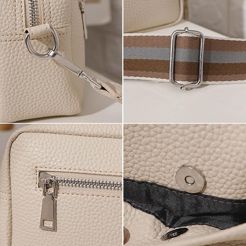 PU Leather Small Crossbody Bags for Women Solid Color Flap Messenger Bags Phone Purse Casual Female Daily Shoulder Bags