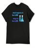 What Happens In The LAB Stays In The LAB FUNNY Test TubesMicrobiology T-Shirt Summer Shirt Heavyweights Compression Shirt Unisex