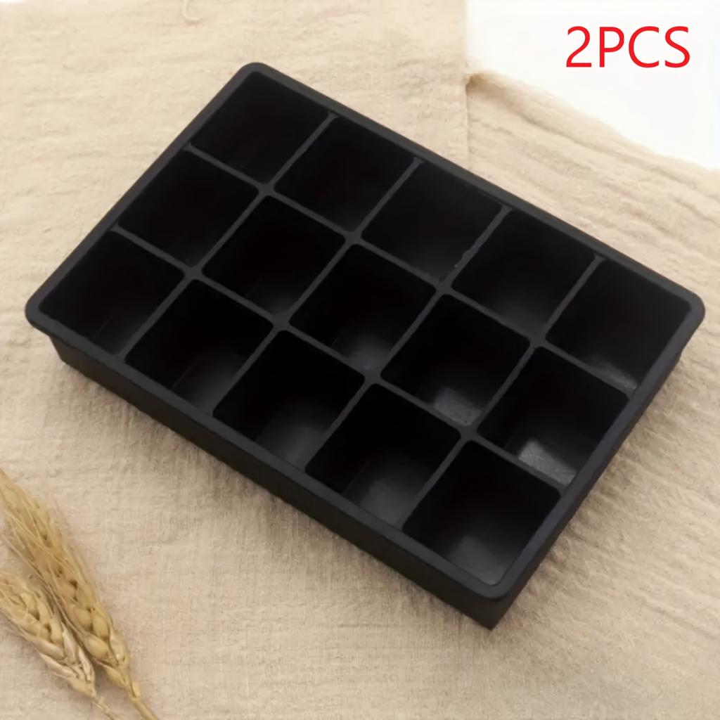 15 Compartments, Food-Grade, Suitable for DIY Drinks And Party Beverages,Square Ice Mold, Ideal for Summer Cold Drinks Ice Cube