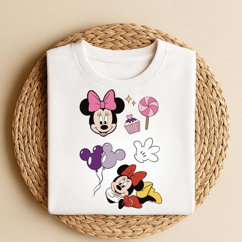 Minnie Magical Snacks Kids T-Shirt, Minnie Mouse Toddler , Disney Snacks Baby, Mickey Balloons Shirt, Disney Family Shirt 100