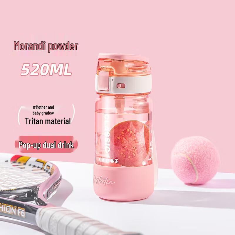 

Cille Tritan Kids & Adult Drop-Proof Straw Water Bottle