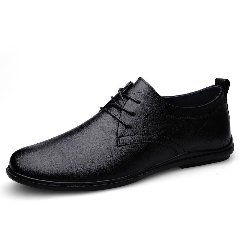 High Quality Brand Men's Genuine Leather Shoes Office Business Shoes Men's Formal Shoes Cotton Men's Driving Shoes Soft Soles