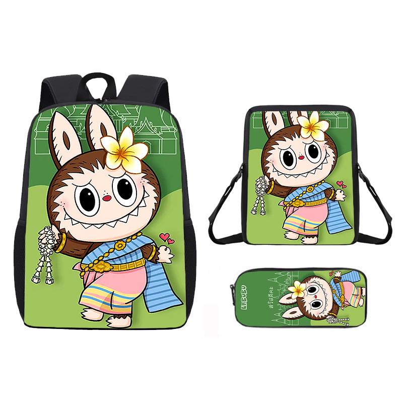 Anime Shoulder Cartoon Bag Pencil Case School Backpack For Children