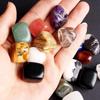 5 Stück Großpackung gemischte natürliche verschiedene Trommelsteine ​​Kristallheilung Reiki 10-25mm MIX FARBE