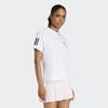 adidas Women S Stretchy Club 3 Line tenniS Shirt With Climacool Technology