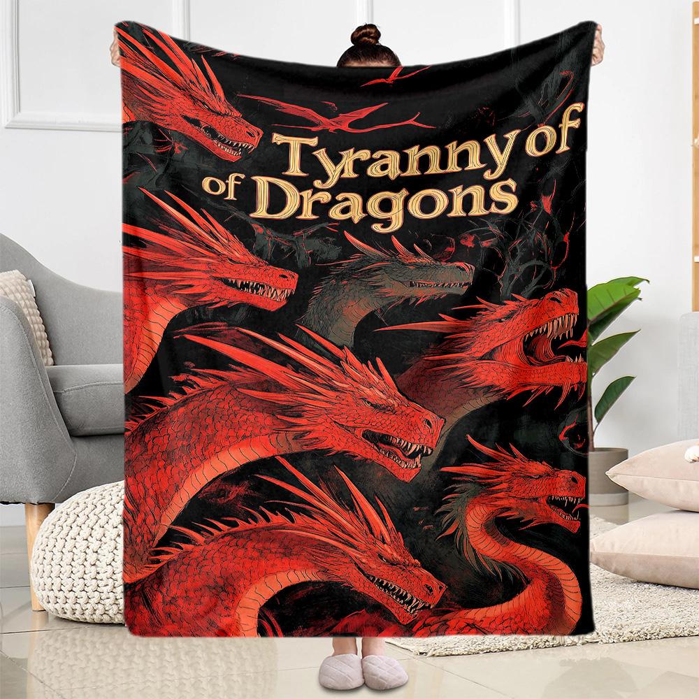 Dungeons & Dragons Blanket Ultra-Soft Great for Office Chair Couch Picnics Four Seasons Universal Modern Style Perfect Gift for Relatives and Friends