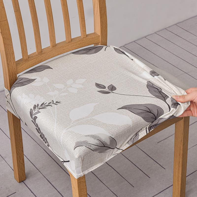 Stretch Dining Chair Seat Covers Set Soft Removable Washable Seat Covers for Dining Chairs, Dining Room Seat Cover Slipcover Protector