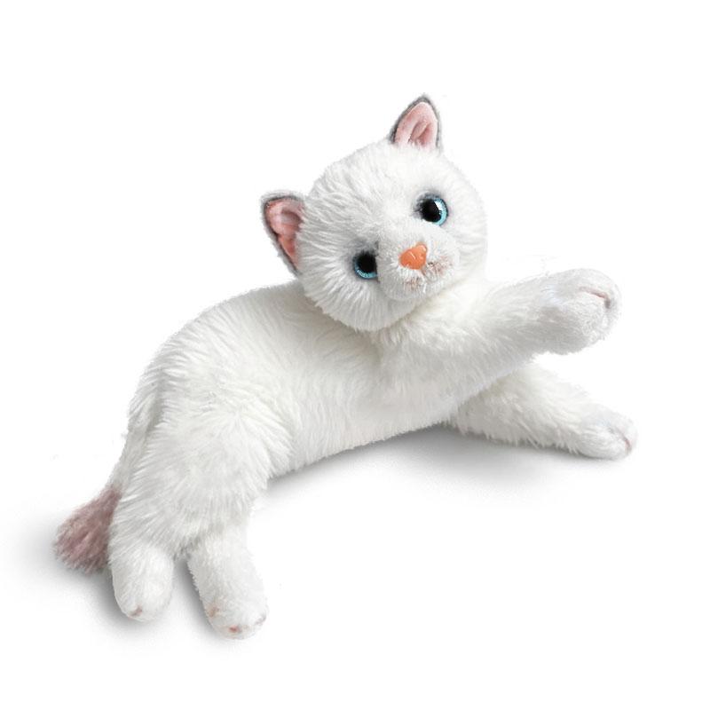 5 Colors Kitten Doll Cute Simulation Cat Plush Toy Soft Stuffed ReaListic Animal Kitty Model Kids Girls Creative Room Decor Gift