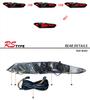 RGB LED Taillight Assembly for 18-23 Camry: Includes Daytime Running, Brake, and Turn Signal Lights