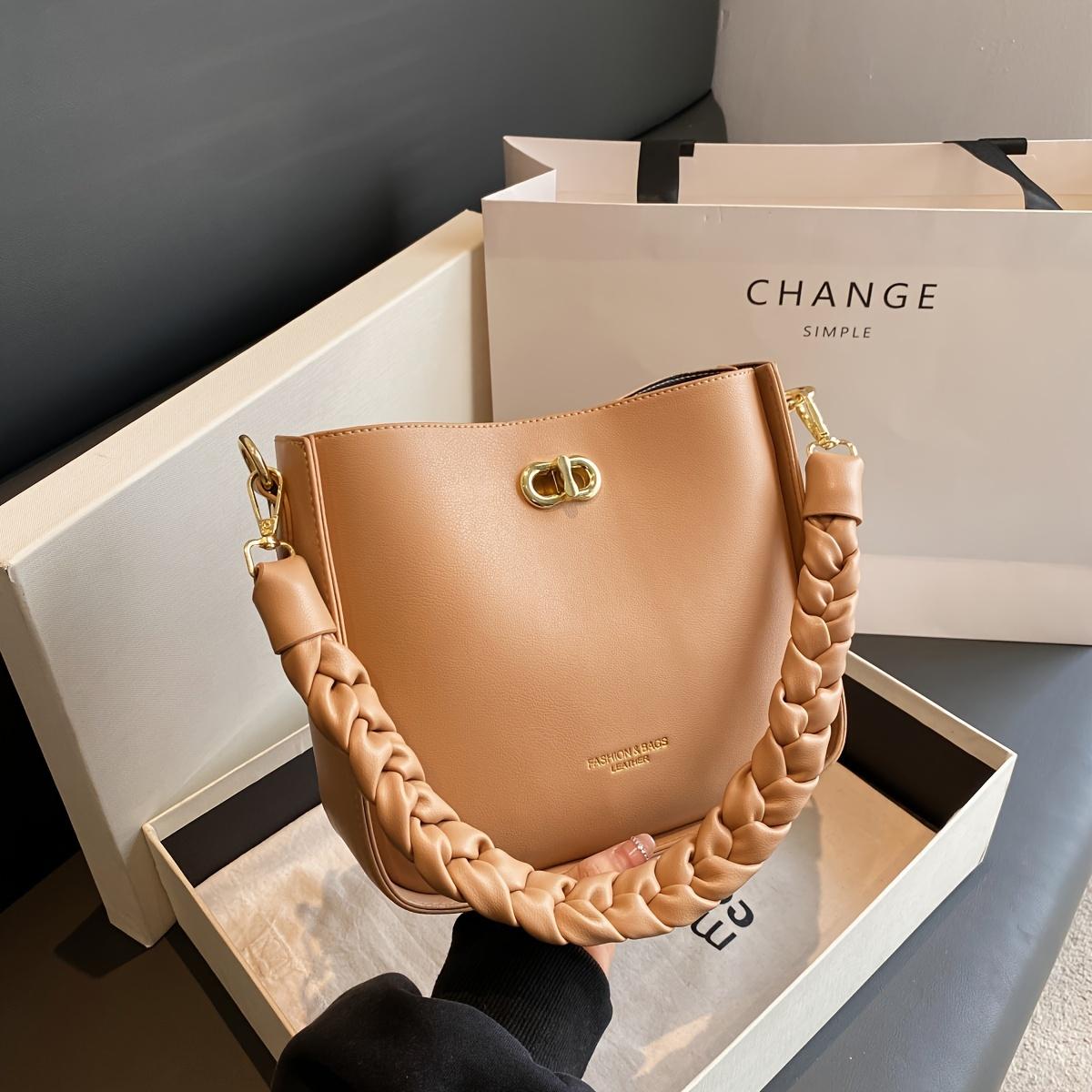 

Модная веганская сумка через плечо, модная однотонная сумка через плечо, женская повседневная сумка и кошелек хаки