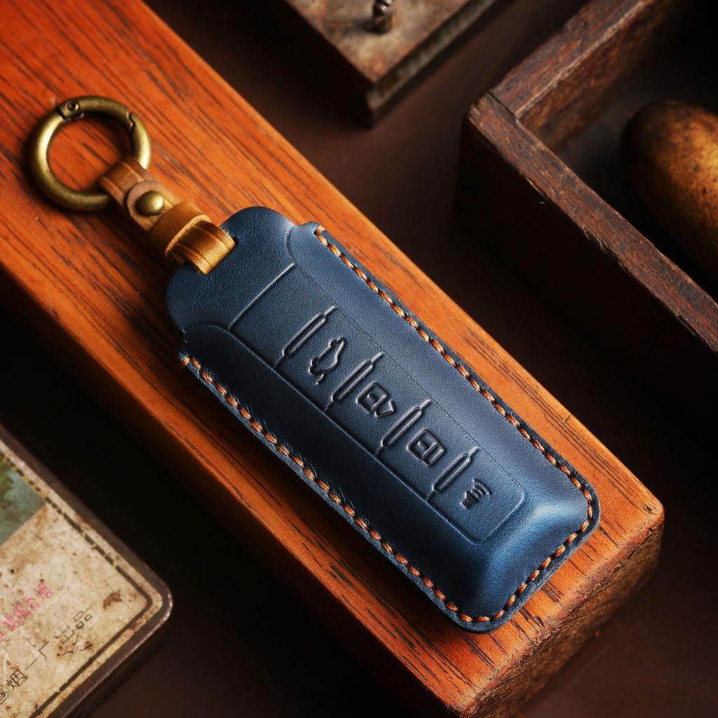 Suitable for Great Wall Wei Pai key bag WEY Wei Pai vv5 vv6 key set vv7 P8 leather key bag shell ring