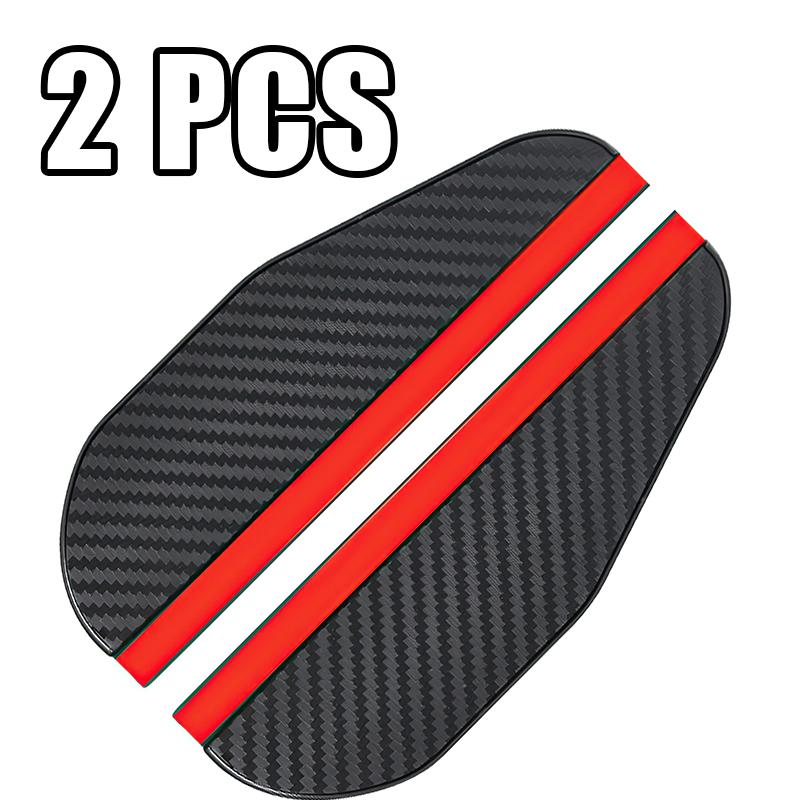 2Pcs Car Rearview Mirror Rain Eyebrow Rain Shield Snow Rainproof Blades Sticker Guard Sun Visor Auto Rear View Shade Protector