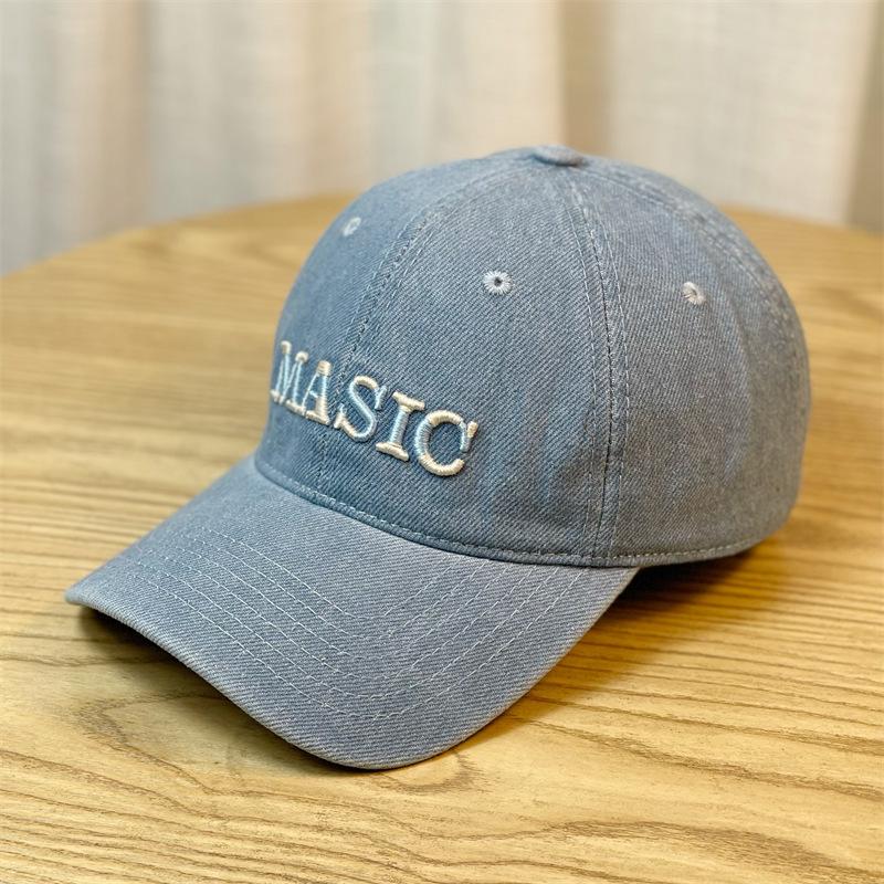 Spring and Autumn New Letter Embroidered Hat for Men and Women  General Purpose Baseball Cap Trendy Fashion Simple Baseball Cap Soft Top