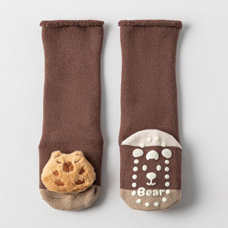 Neugeborenes Baby Baumwollfrottee Verdicken Überknie-Socken für Herbst/Winter